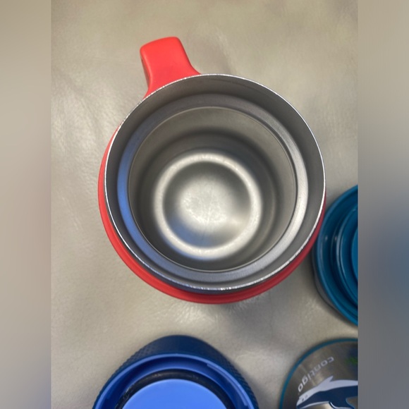 2 Contigo 10 oz Food Jar Thermos Lunch Insulated Sharks BPA free. clean - Picture 5 of 9